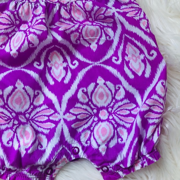 🎉🎉 HP🎉🎉Baby girl purple romper - Picture 6 of 8